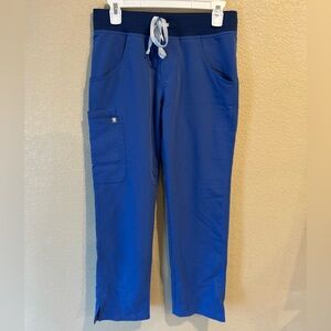 Figs Women’s Size XS Blue Scrub Pants Technical Collection Pockets